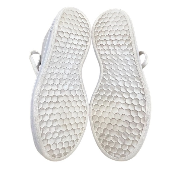 adidas White Blue Cloudfoam Advantage Clean Shoes Size 7 1/2 Men's - Picture 9 of 10